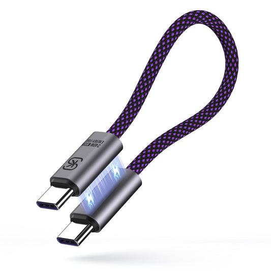 EnergyFort ClickClip 240W magnetic snap short USB-C cable