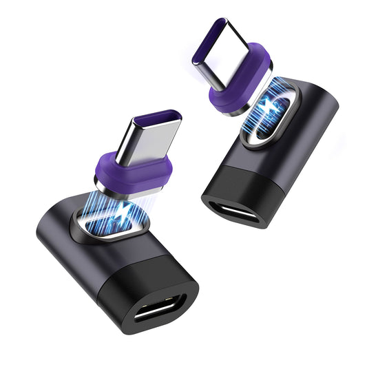 EnergyFort 240W Magnetic 90-degree Right-Angle USB-C Adapter