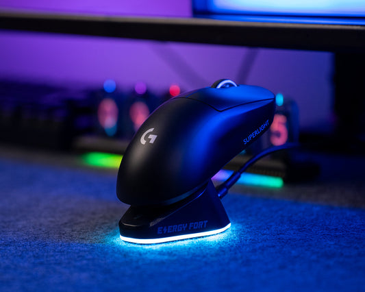 Mouse charging docks for Logitech and Razer wireless gaming mice