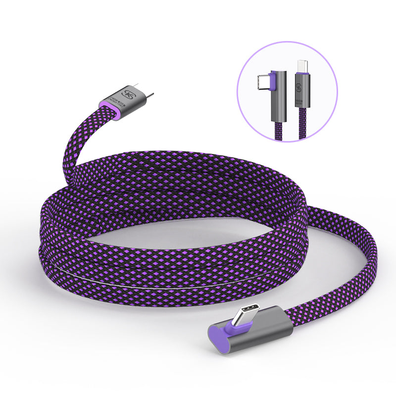 EnergyFort 240W L-shaped USB-C cable in 1.2 meter length