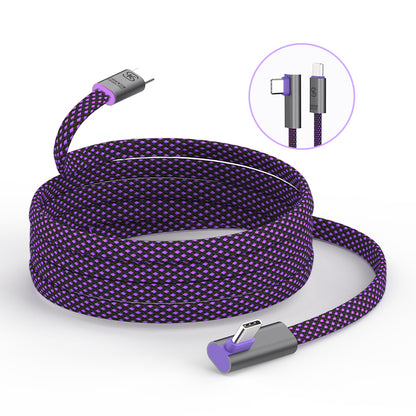 EnergyFort 240W L-shaped USB-C cable in 1.8 meter length