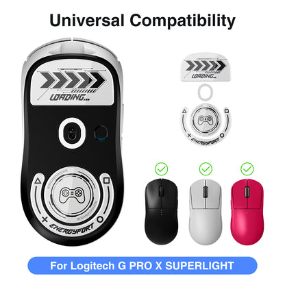 EnergyFort Glass Mouse Skates for Logitech G PRO X SUPERLIGHT | Gaming Mouse Feet