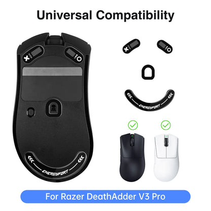 EnergyFort Glass Mouse Skates for Razer DeathAdder V3 Pro | Ultra Smooth Gaming Mouse Feet