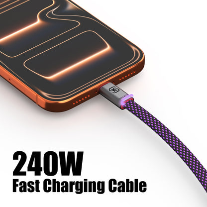 EnergyFort Click-Lock 240W USB-C Short Cable Organizer Set for cable carry and storage - connector detail image