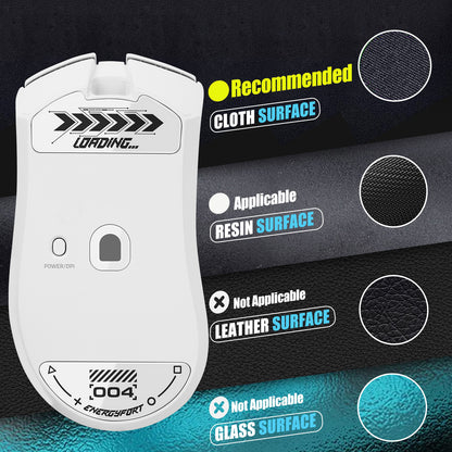 EnergyFort Glass Mouse Skates for Razer DeathAdder V4 Pro | Ultra Smooth Gaming Mouse Feet