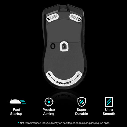 EnergyFort Glass Mouse Skates for Razer Viper V2 Pro | Ultra Smooth Gaming Mouse Feet