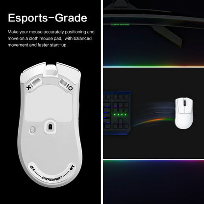 EnergyFort Glass Mouse Skates for Razer DeathAdder V3 Pro | Ultra Smooth Gaming Mouse Feet