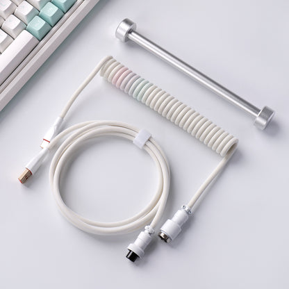 EnergyFort 8KHz gewendeltes Aviator-Tastaturkabel – USB-A auf USB-C