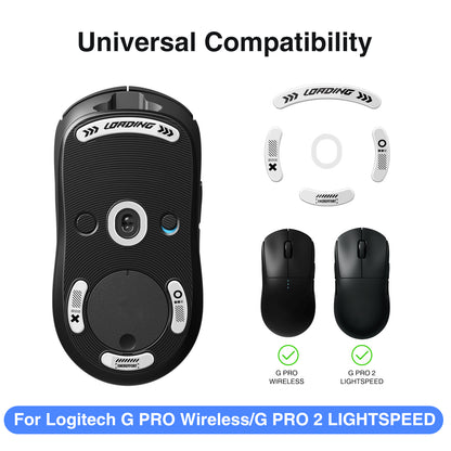EnergyFort Glass Mouse Skates for Logitech G PRO Wireless / G PRO 2 LIGHTSPEED | Gaming Mouse Feet