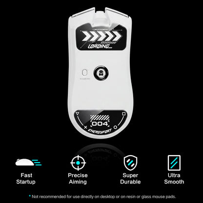 EnergyFort Glass Mouse Skates for Razer Viper V4 Pro | Ultra Smooth Gaming Mouse Feet