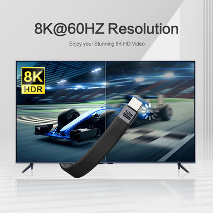 8K at 60Hz maximum video capability illustration with compatible equipment