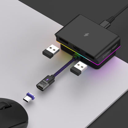 EnergyFort Magnetic Mouse Charging Dock for Logitech and Razer Wireless Mice