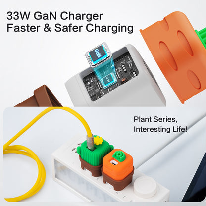 EnergyFort 33W GaN USB-C Charger with Cute Silicone Cover for everyday USB-C charging - feature image
