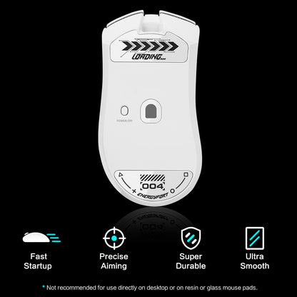 EnergyFort Glass Mouse Skates for Razer DeathAdder V4 Pro | Ultra Smooth Gaming Mouse Feet