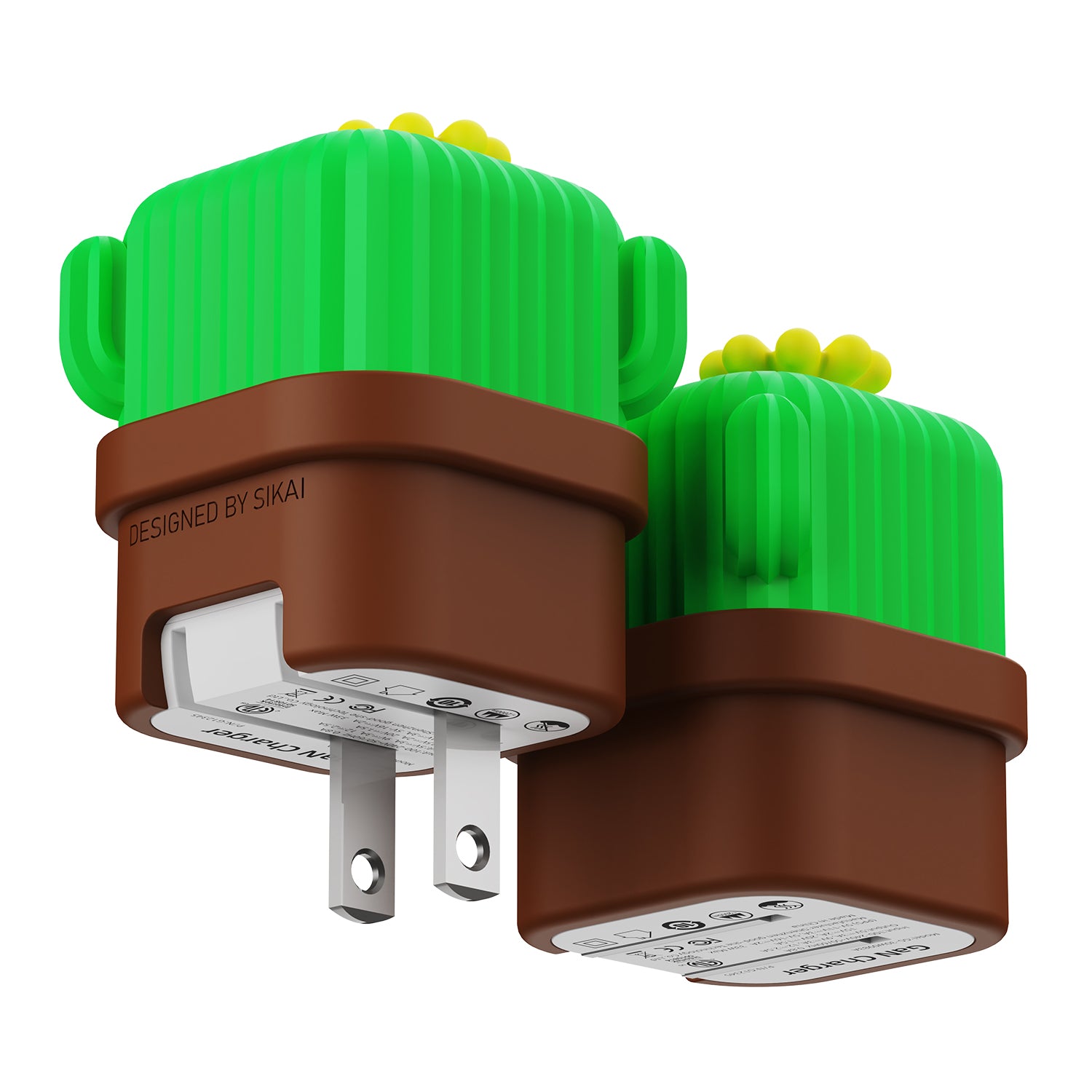 EnergyFort 33W GaN USB-C Charger with Cute Silicone Cover for everyday USB-C charging - usage scene image