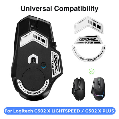 EnergyFort Glass Mouse Skates for Logitech G502 X Series | Gaming Mouse Feet