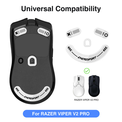 EnergyFort Glass Mouse Skates for Razer Viper V2 Pro | Ultra Smooth Gaming Mouse Feet