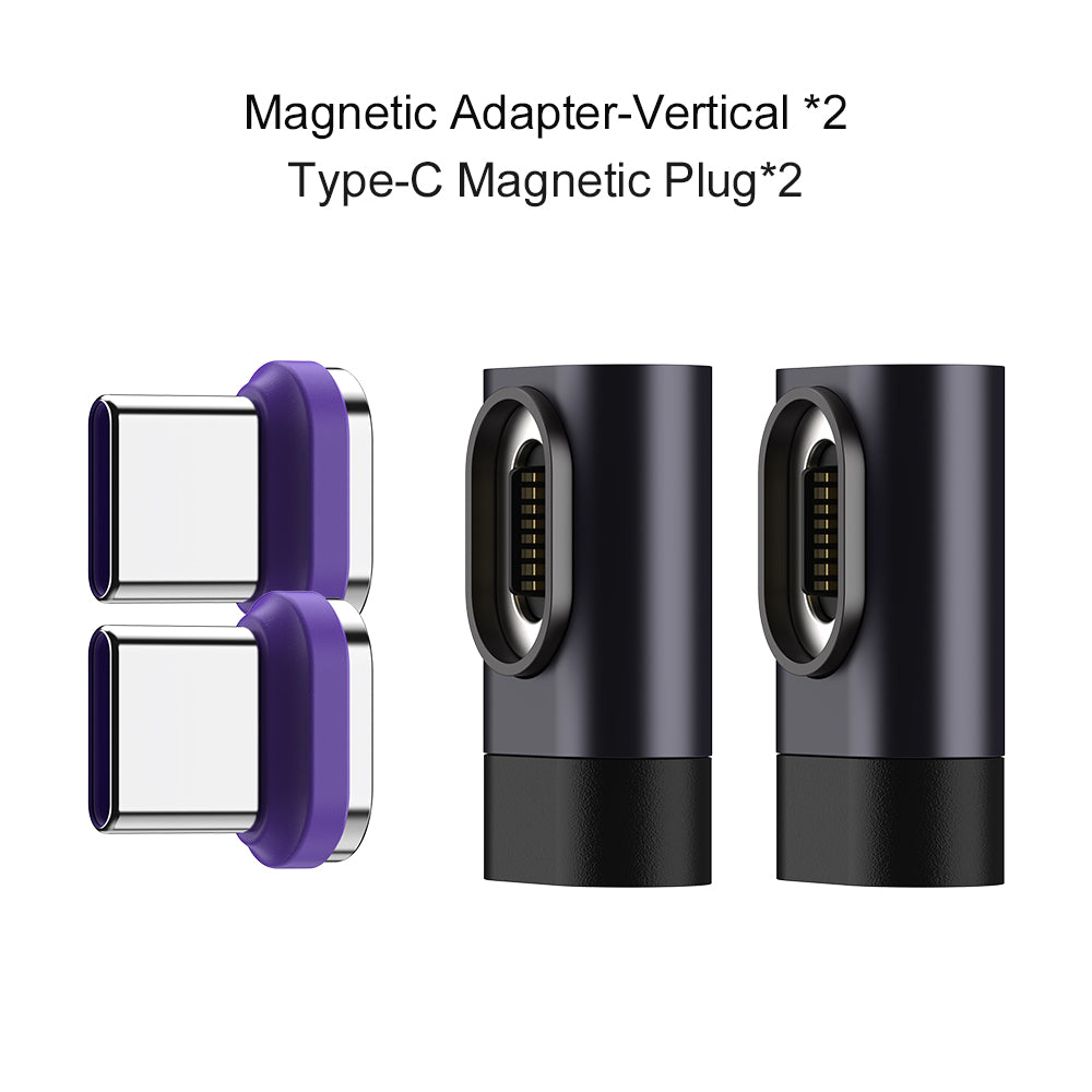 EnergyFort 240W Magnetic 90° Right-Angle USB-C Adapter