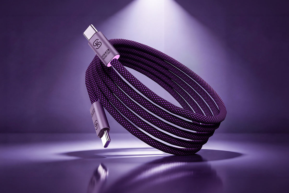 EnergyFort high-power USB-C cables for laptop, tablet, and phone charging
