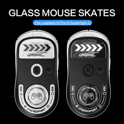 EnergyFort Glass Mouse Skates for Logitech G PRO X SUPERLIGHT 2 Series | Gaming Mouse Feet