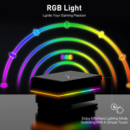 EnergyFort Magnetic Mouse Charging Dock for Logitech and Razer Wireless Mice for Logitech and Razer wireless mouse charging - angle view image
