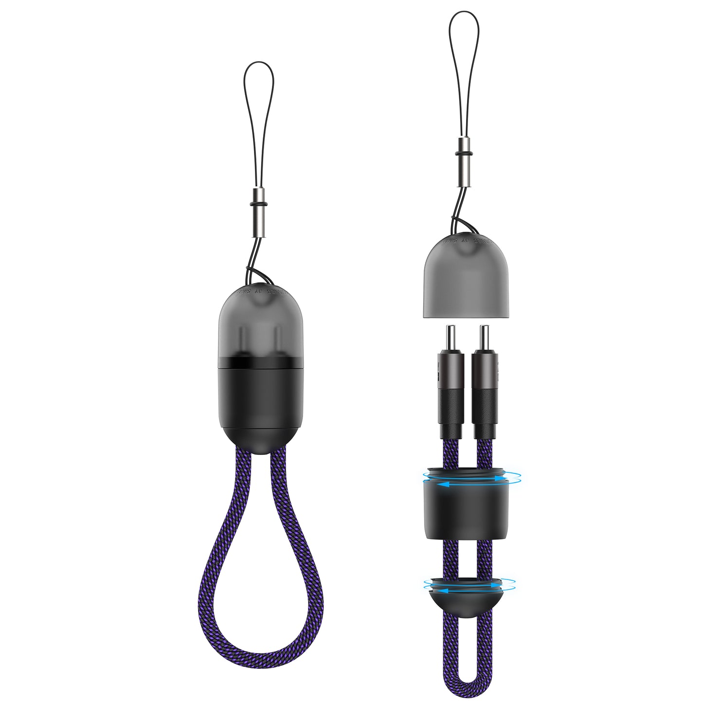 EnergyFort Neo Capsule 240W USB-C Short Cable Organizer Set