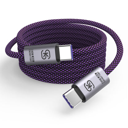 EnergyFort 240W USB-C to USB-C Fast Charging Cable with braided USB-C cable design - additional product image