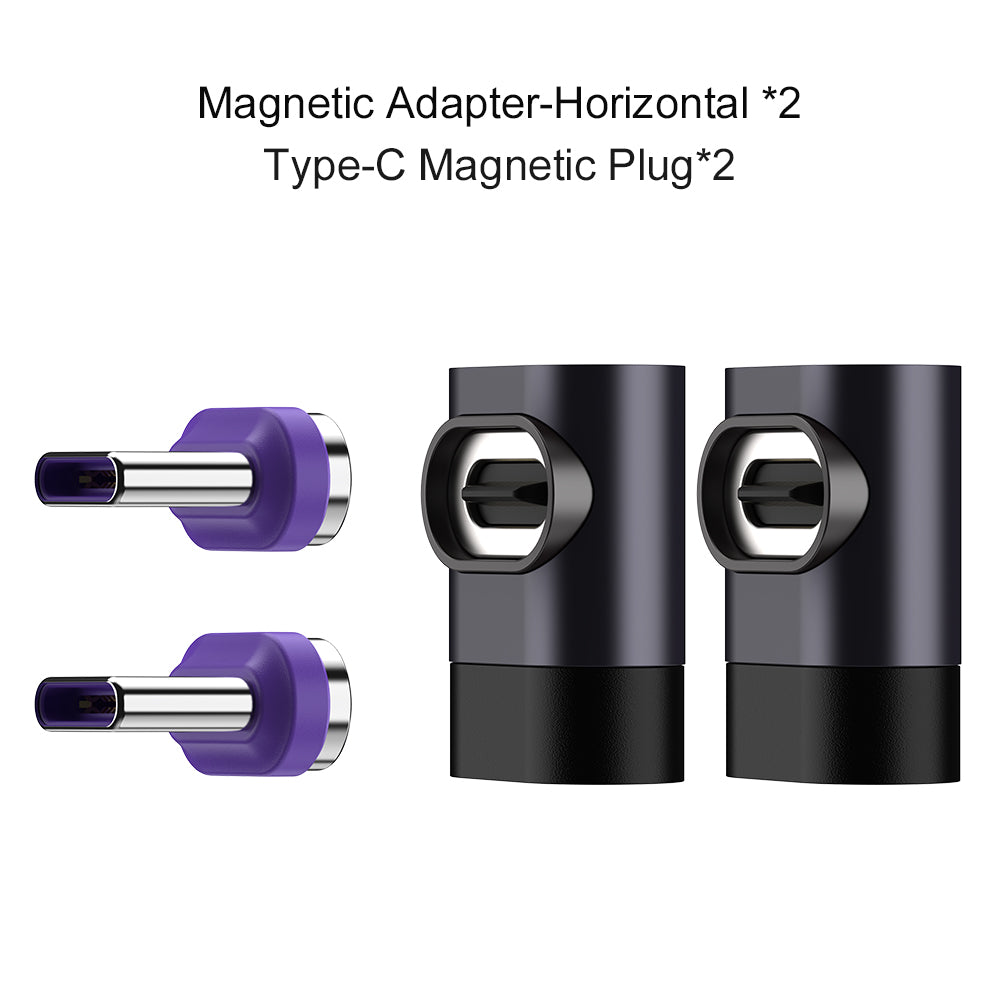 EnergyFort 240W Magnetic 90° Right-Angle USB-C Adapter