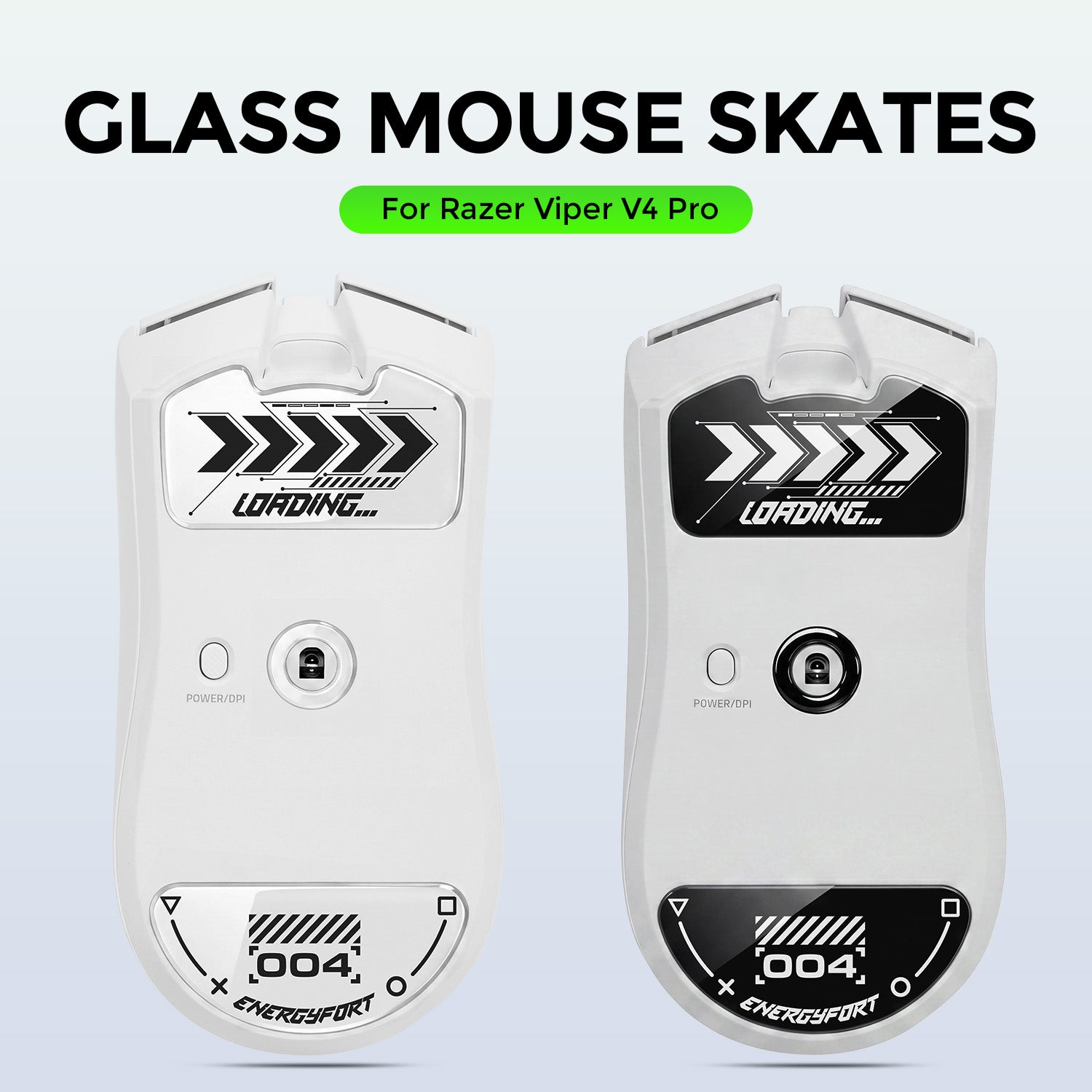 Glass Mouse Skates for Razer Viper V4 Pro | EnergyFort