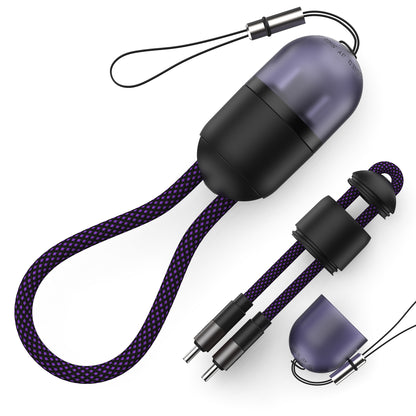 EnergyFort Neo Capsule 240W USB-C Short Cable Organizer Set for cable carry and storage - additional product image
