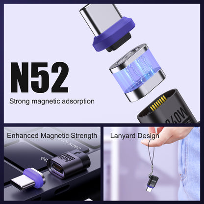 EnergyFort 240W USB-C Magnetic Adapter for USB-C Devices for magnetic wired USB-C connection - lifestyle image