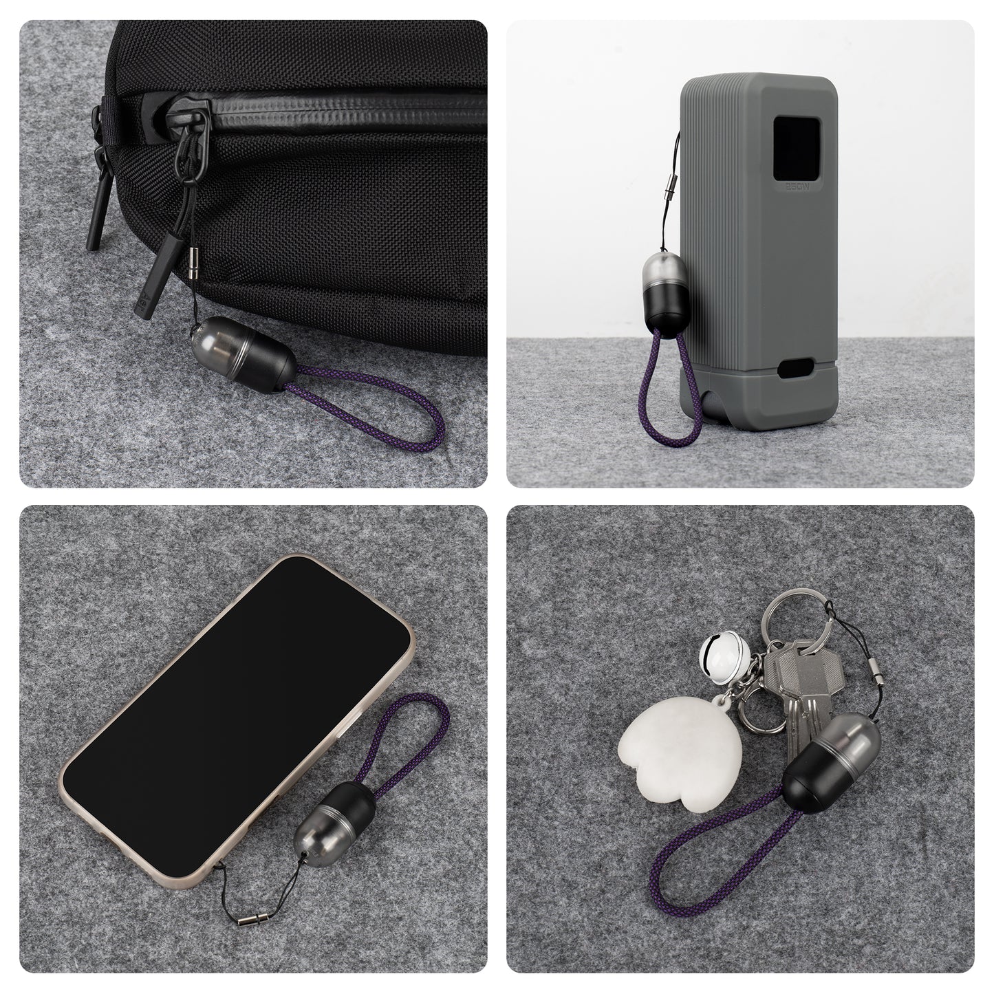 EnergyFort Neo Capsule 240W USB-C Short Cable Organizer Set for cable carry and storage - product packaging or accessory image