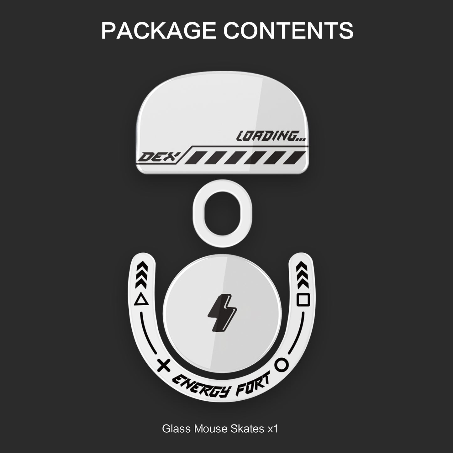 EnergyFort Glass Mouse Skates for Logitech G PRO X SUPERLIGHT 2 DEX | Gaming Mouse Feet