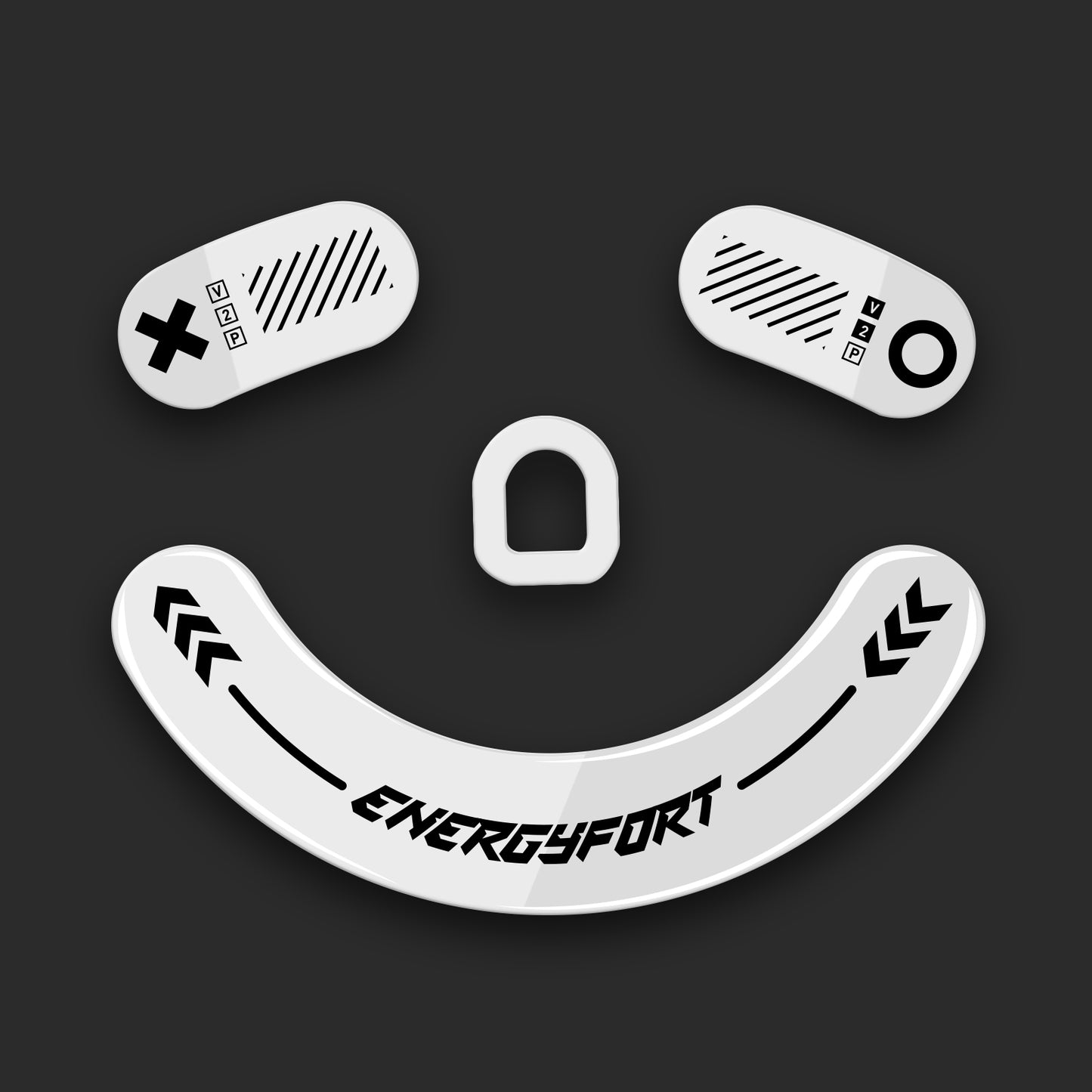 EnergyFort Glass Mouse Skates for Razer Viper V2 Pro | Ultra Smooth Gaming Mouse Feet