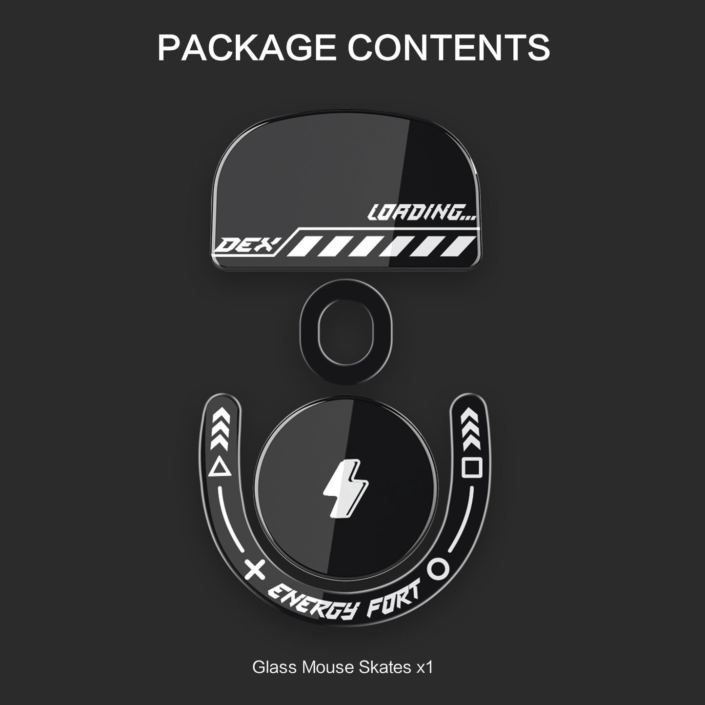 EnergyFort Glass Mouse Skates for Logitech G PRO X SUPERLIGHT 2 DEX | Gaming Mouse Feet