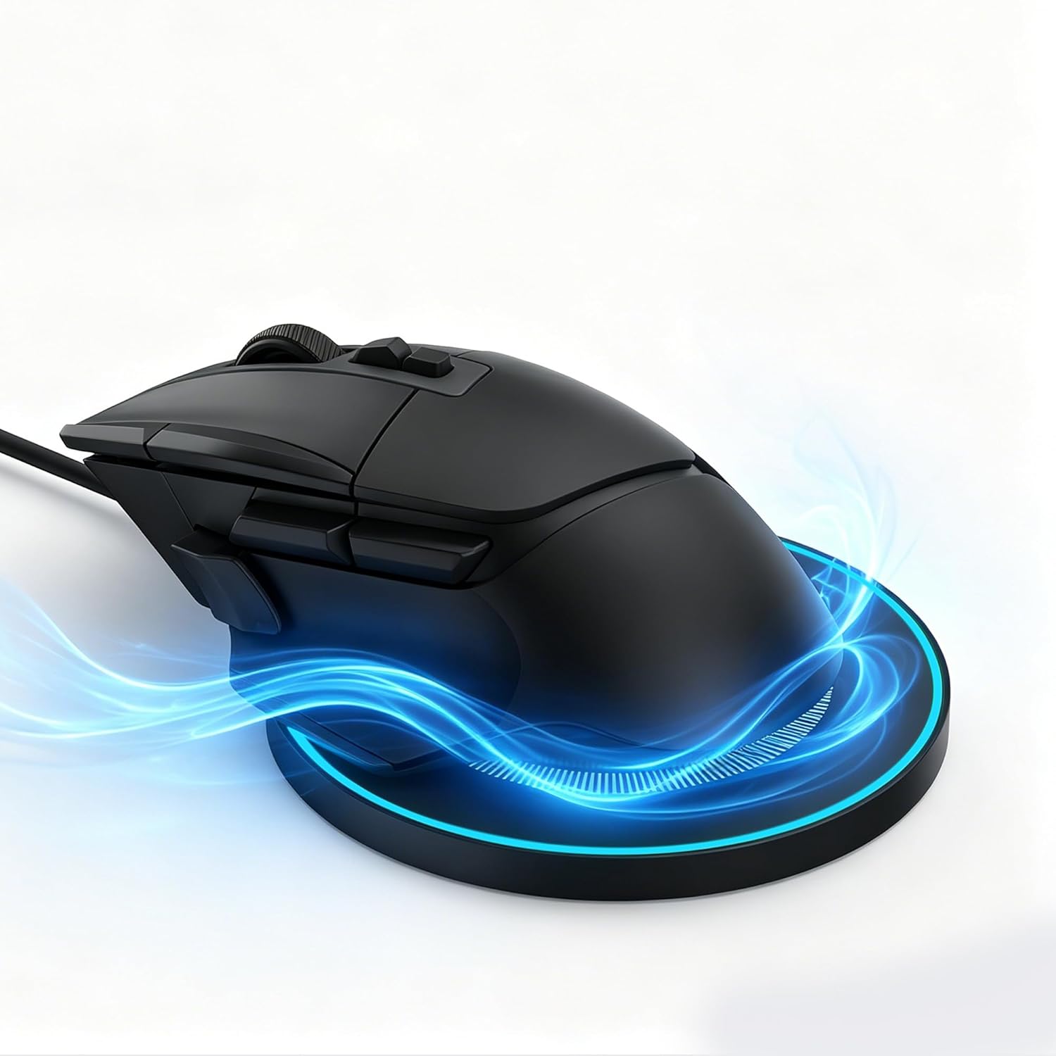 EnergyFort Wireless Mouse Charging Module for Logitech Mouse for Logitech and Razer wireless mouse charging - lifestyle image