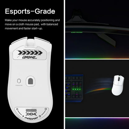 EnergyFort Glass Mouse Skates for Razer DeathAdder V4 Pro | Ultra Smooth Gaming Mouse Feet