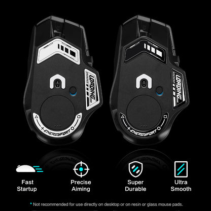 EnergyFort Glass Mouse Skates for Logitech G502 X Series | Gaming Mouse Feet