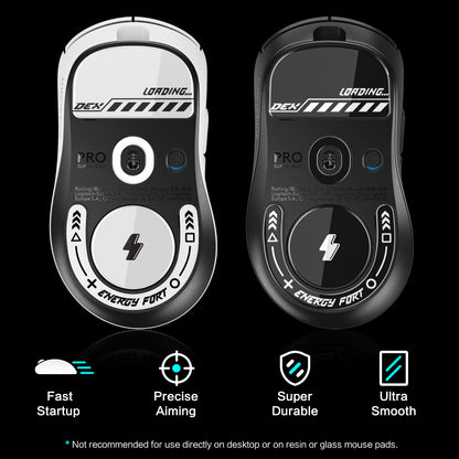EnergyFort Glass Mouse Skates for Logitech G PRO X SUPERLIGHT 2 DEX | Gaming Mouse Feet
