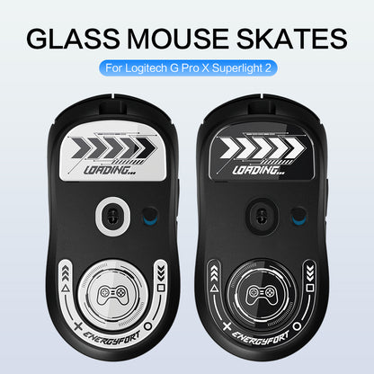 EnergyFort Glass Mouse Skates for Logitech G PRO X SUPERLIGHT 2 Series | Gaming Mouse Feet
