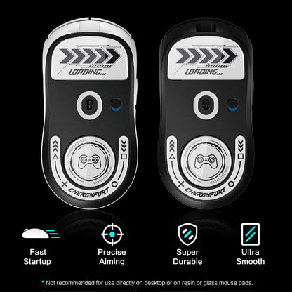 EnergyFort Glass Mouse Skates for Logitech G PRO X SUPERLIGHT 2 Series | Gaming Mouse Feet