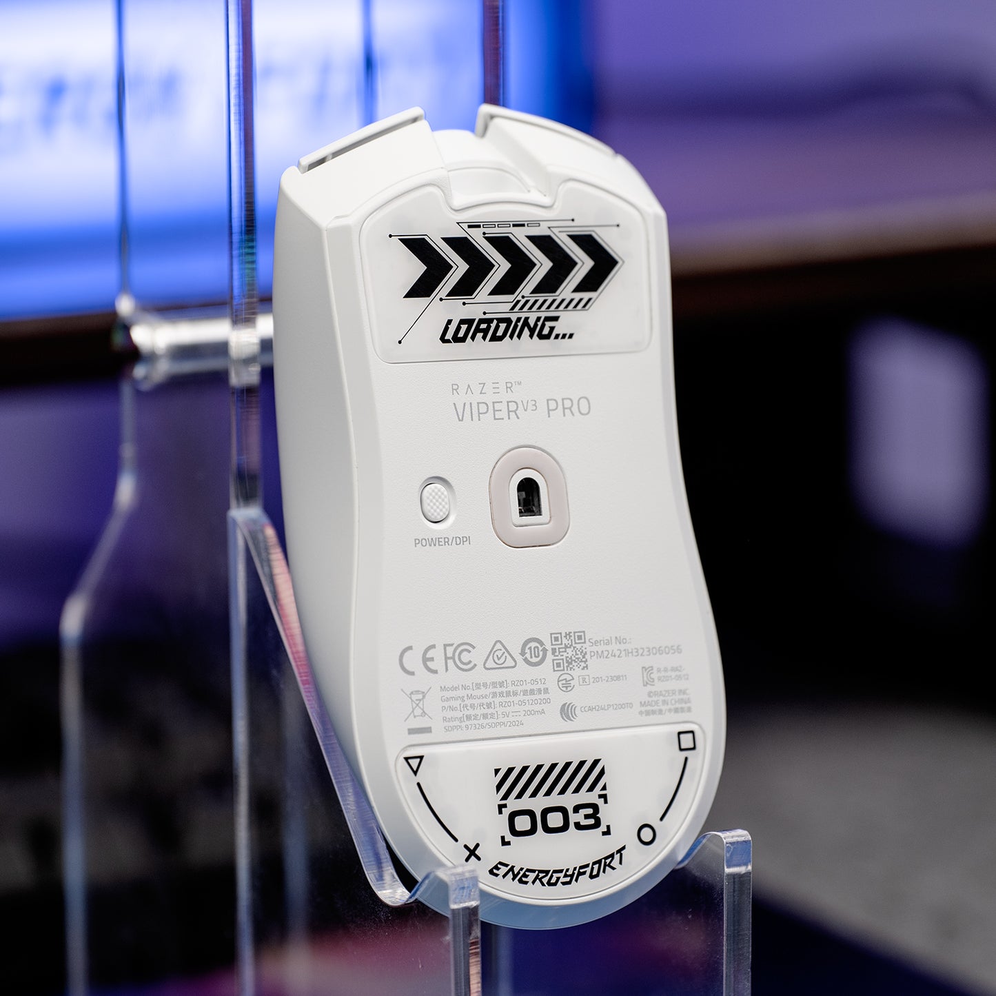 EnergyFort Glass Mouse Skates for Razer Viper V3 Pro | Ultra Smooth Gaming Mouse Feet