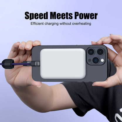 EnergyFort Neo Capsule 240W USB-C Short Cable Organizer Set for cable carry and storage - connector detail image