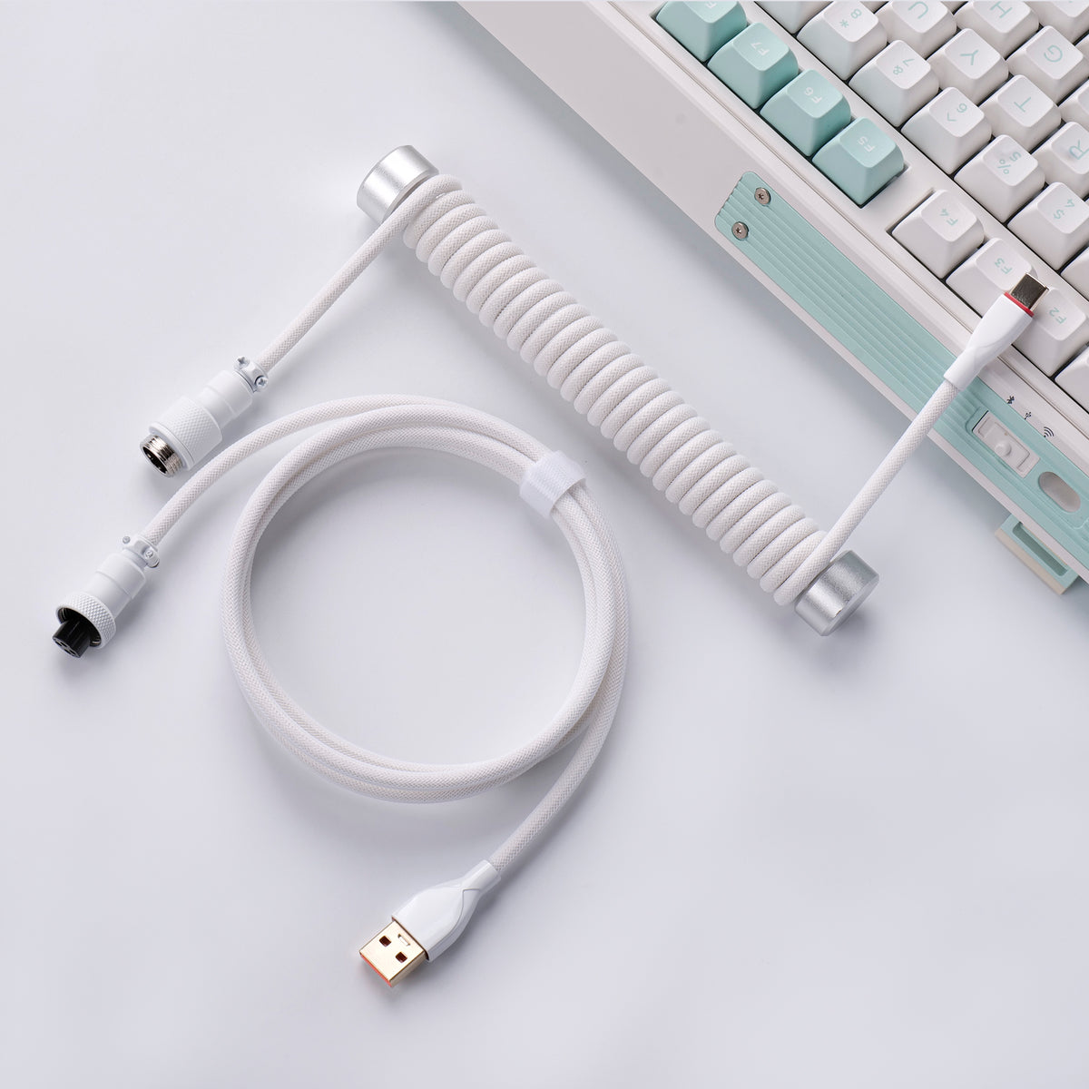 EnergyFort 8KHz gewendeltes Aviator-Tastaturkabel – USB-A auf USB-C