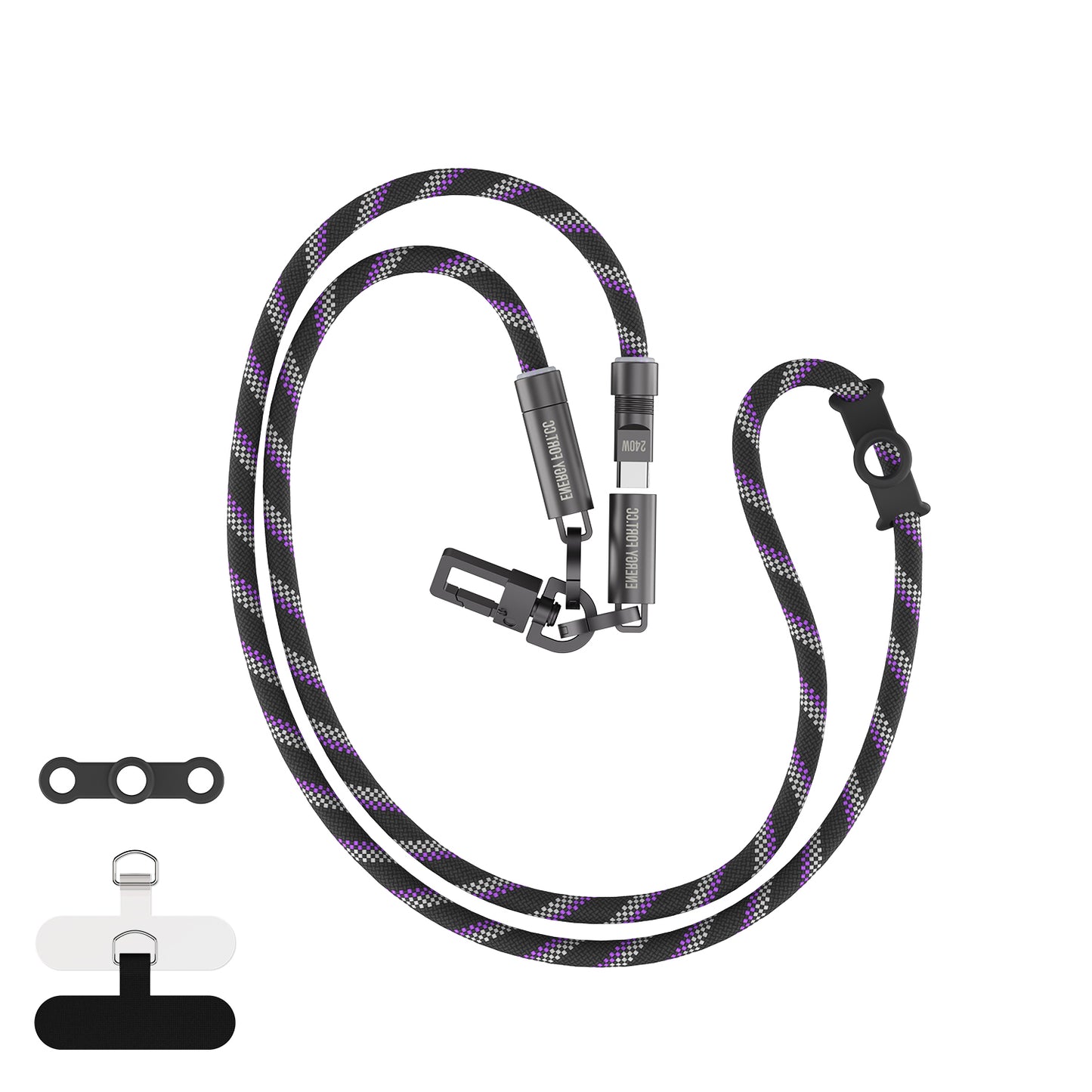 EnergyFort SnapLoop 240W USB-C Neck & Crossbody Charging Cable