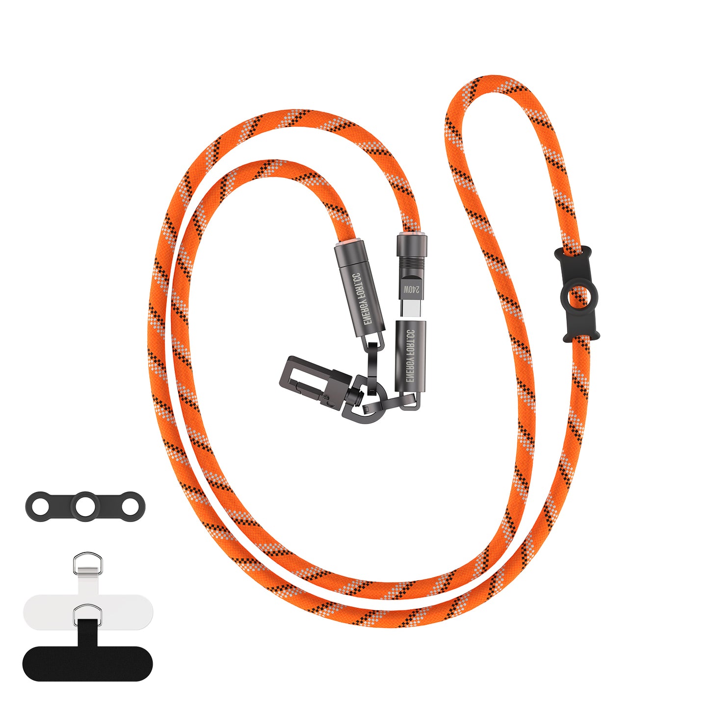 EnergyFort SnapLoop 240W USB-C Neck & Crossbody Charging Cable