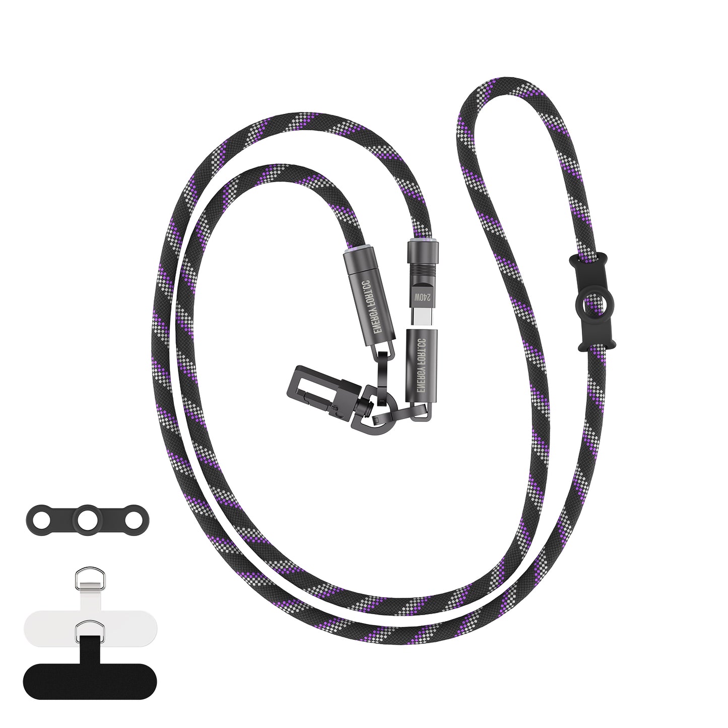 EnergyFort SnapLoop 240W USB-C Neck & Crossbody Charging Cable