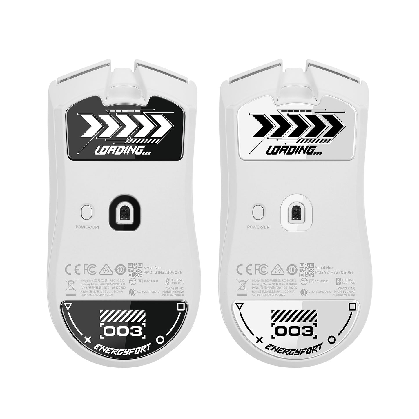 EnergyFort Glass Mouse Skates for Razer Viper V3 Pro | Ultra Smooth Gaming Mouse Feet