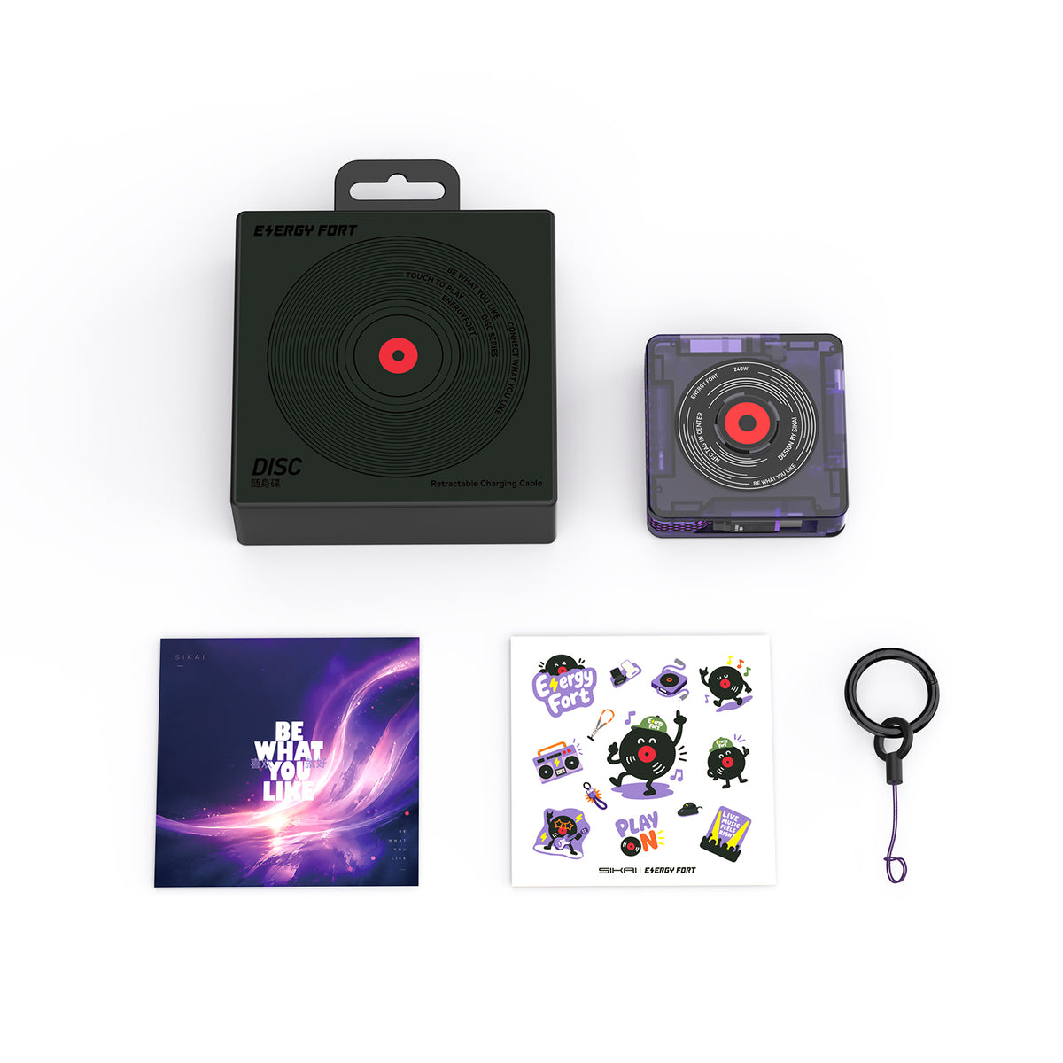EnergyFort DISC Series package contents