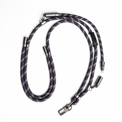 EnergyFort adjustable phone lanyard with detachable 30cm USB-C charging cable